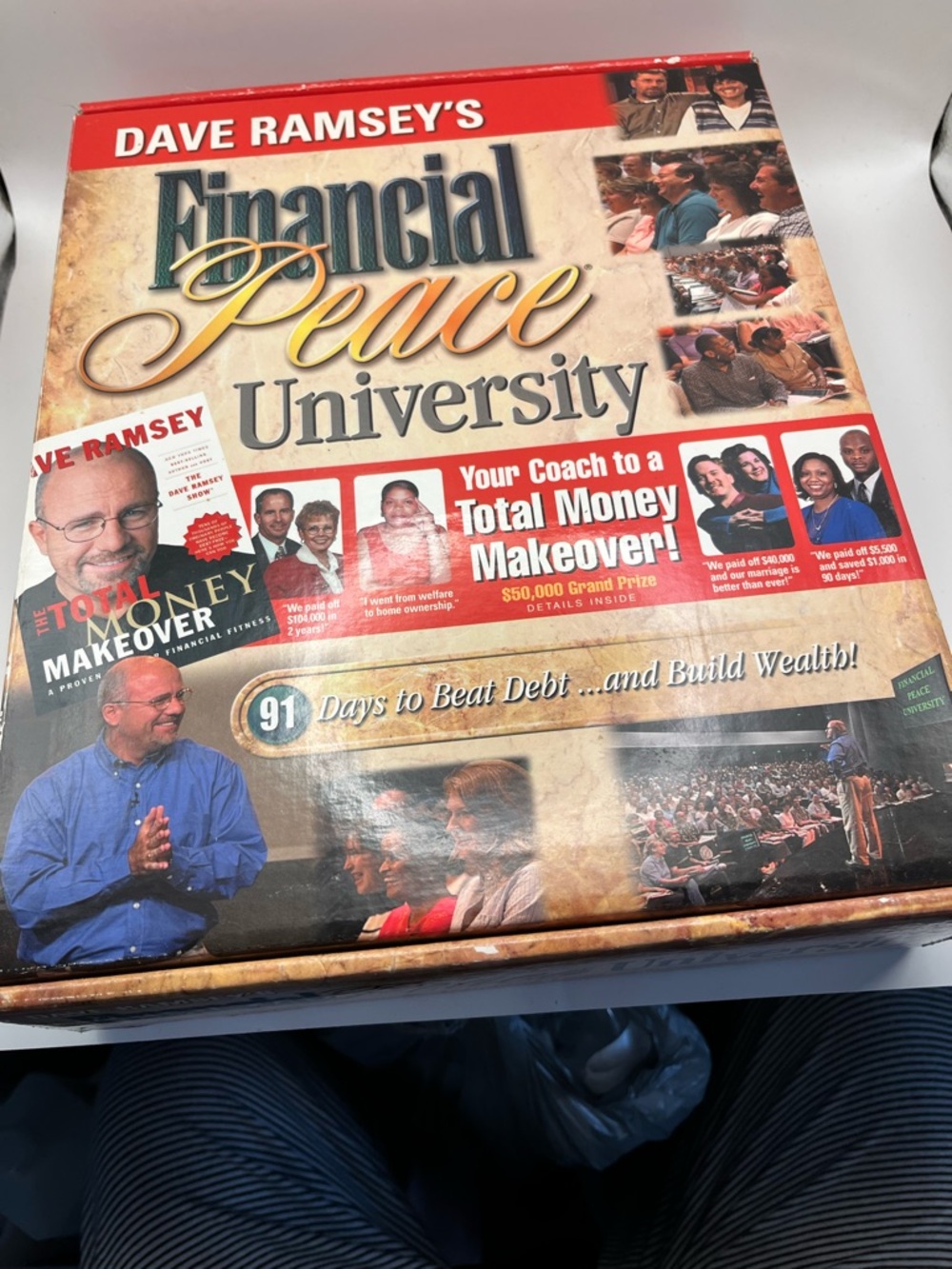 Dave Ramsey Financial Peace University DVD Set - Red/Beige